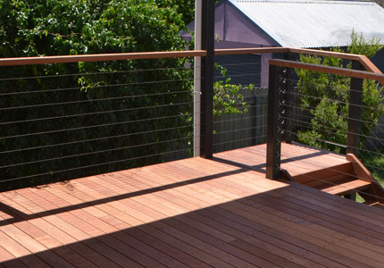 Product customisation balustrades stainless wire