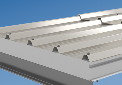 3D Model of Bondor SolarSpan roof showing layers